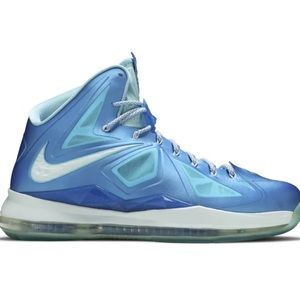 Nike Lebron X Sport Pack Blue Diamond Sneakers